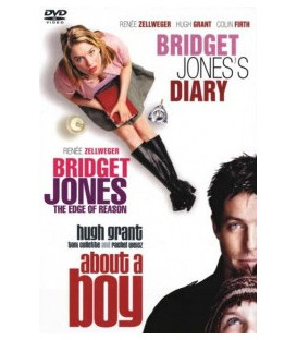 Bridget Jones Dagbog 1 & 2 + About A Boy  -  3 DVD - BRUGT