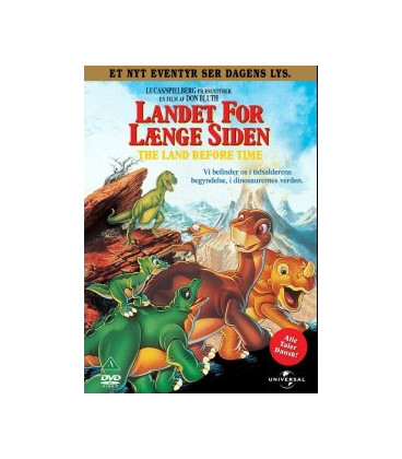 Landet For Længe Siden (The Land Before Time) - DVD - BRUGT