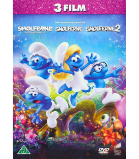 Smølferne 1-3 (3 film) - 3 DVD - BRUGT