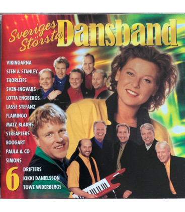 Sveriges Största Dansband  6 - CD - BRUGT