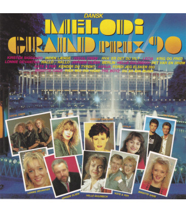 Dansk Melodi Grand Prix 90 - CD - BRUGT
