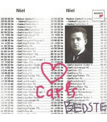 Carl Nielsen – Carls Bedste - 2 CD - BRUGT