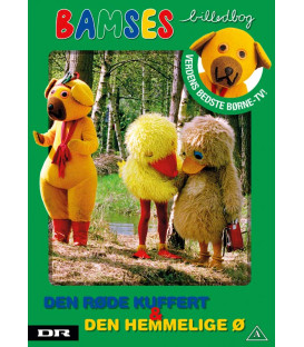 Bamses billedbog 39: Den røde kuffert & Den hemmelige ø - DVD - BRUGT