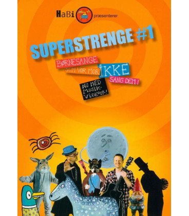 Superstrenge 1: Børnesange som vor mor IKKE sang dem! - DVD - NY