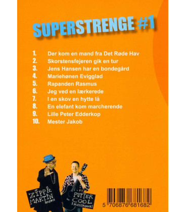 Superstrenge 1: Børnesange som vor mor IKKE sang dem! - DVD - NY