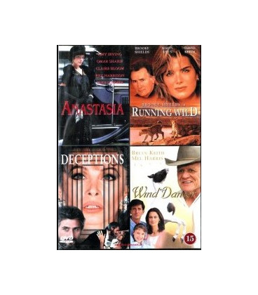 Anastasia + Deceptions + Running Wild + Wind Dancer (4 Film) - 2 DVD - BRUGT
