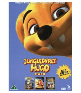 Jungledyret Hugo 1+2+3 - 3 DVD - BRUGT