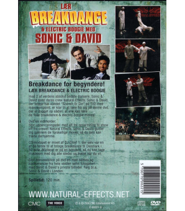Lær breakdance & electric boogie med Sonic & David - DVD - BRUGT