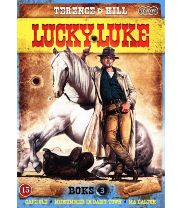 Terence Hill - Lucky Luke: Boks 3 - 3 DVD - BRUGT