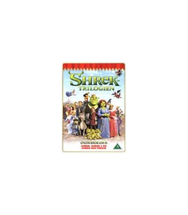 Shrek Trilogien - 3 DVD - BRUGT