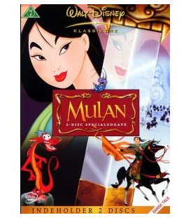 Mulan - 2 disc - Disney Klassiker - Guldnummer 36 - 2 DVD - BRUGT