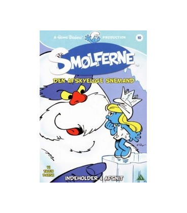 Smølferne 10: Den Afskyelige Snemand - DVD - BRUGT