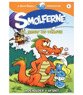 Smølferne 6: St. Smølf Og Dragen - DVD - NY