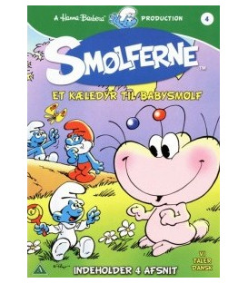 Smølferne 4: Et Kæledyr Til Babysmølf - DVD - NY
