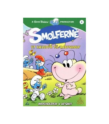 Smølferne 4: Et Kæledyr Til Babysmølf - DVD - NY