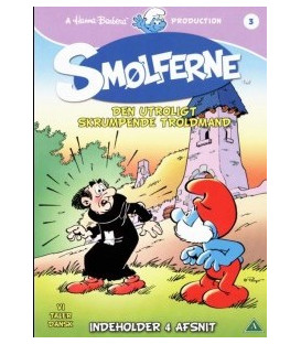 Smølferne 3: Den Utrolige Skrumpede Troldmand - DVD - NY