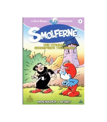 Smølferne 3: Den Utrolige Skrumpede Troldmand - DVD - NY