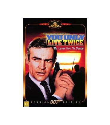 You Only Live Twice (James Bond 5) (Du Lever Kun To Gange) - DVD - NY i folie