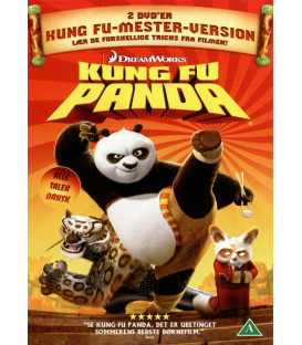 Kung Fu Panda - Lær de forskellige tricks fra filmen - 2 DVD - BRUGT