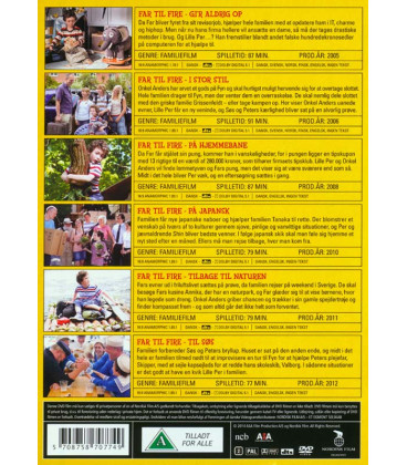 Far til fire boksen - 6 film - 6 DVD - BRUGT