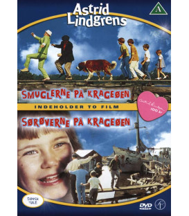 Smuglerne på Krageøen / Sørøverne på Krageøen - Astrid Lindgren - 2 DVD - NY