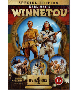 Winnetou  - DVD 4 BOX - 4 DVD - BRUGT
