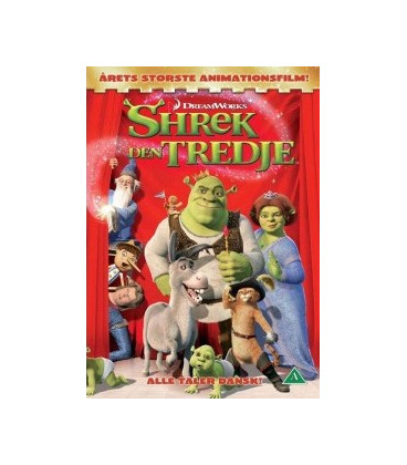 TILBUD DER VIL NOGET - Shrek - 3 film - DVD - BRUGT