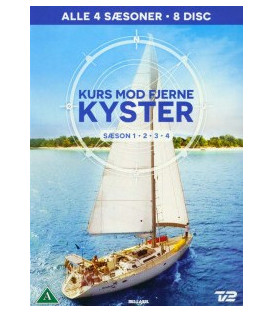 Kurs mod fjerne kyster: Sæson 1-2-3-4 -  8 DVD - BRUGT