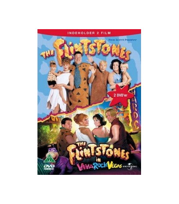 The Flintstones + The Flintstones I Viva Rock Vegas  -  2 disc - 2 DVD - BRUGT