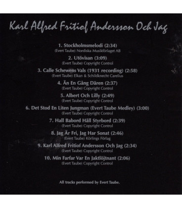 Evert Taube 5 - CD - BRUGT