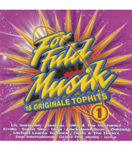 For Fuld Musik 1 (18 Originale Tophits) - CD - BRUGT