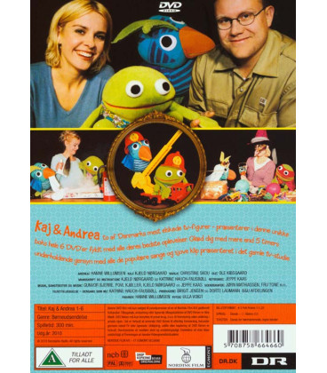 Kaj & Andrea: Box 1-6 - 6 DVD - BRUGT