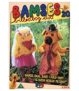 Bamses Billedbog 20: Bamse Skal Sove I Fuld Fart + Sven Herlig På Jagt - DVD - NY
