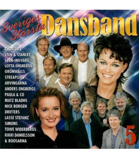 Sveriges Största Dansband  5 - CD - BRUGT