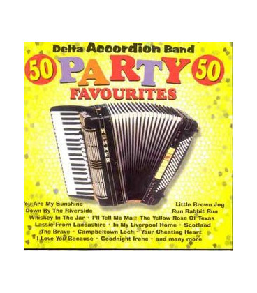 Delta Accordion Band – 50 Party Favourites - CD - BRUGT