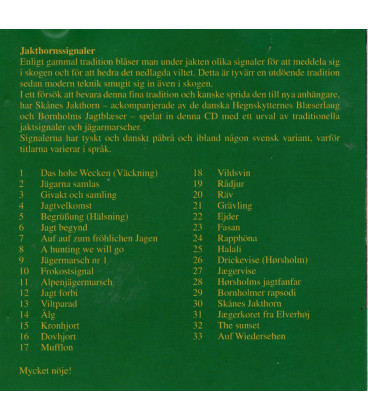 Skånes Jakthorn - Jakthornsignaler - CD - BRUGT