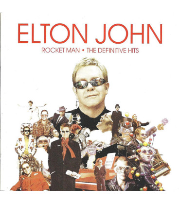 Elton John – Rocket Man · The Definitive Hits - CD - BRUGT