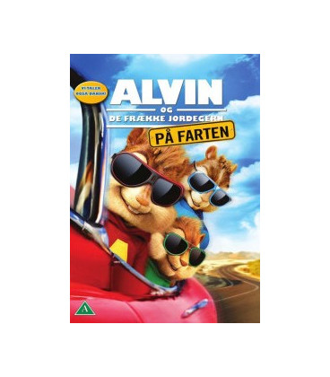 Alvin Og De Frække Jordegern 4: På Farten  - DVD - BRUGT