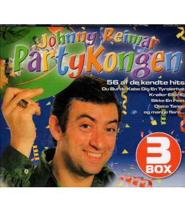Johnny Reimar - Partykongen - 3 CD  BRUGT