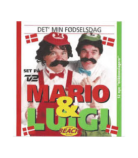 Mario & Luigi - Det' min fødselsdag . CD - BRUGT