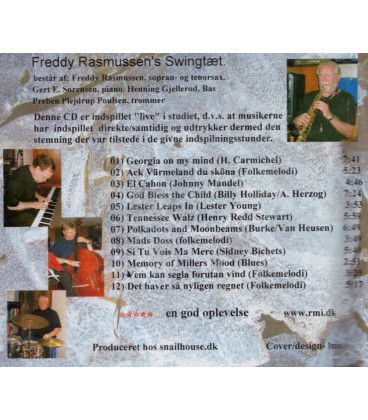 Freddy  Rasmussens Swingtæt - CD - BRUGT