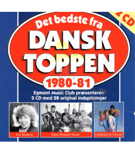 Det Bedste Fra Dansktoppen 1980-81 - 2 CD - BRUGT
