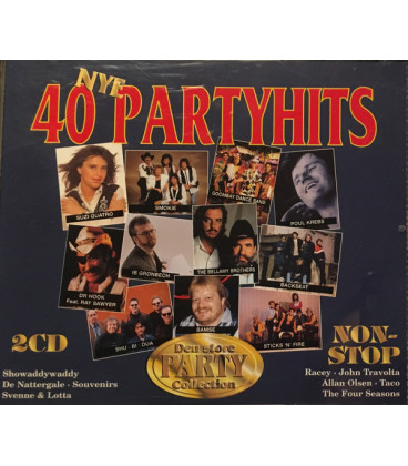 40 Nye Partyhits - 2 CD  - BRUGT
