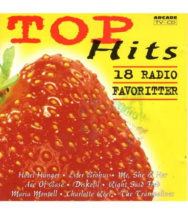 Top hits : 18 radio favoritter - CD - BRUGT