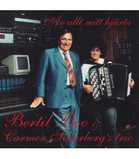 Bertil Boo & Carmen Söderberg's Trio – Av Allt Mitt Hjärta - CD - BRUGT
