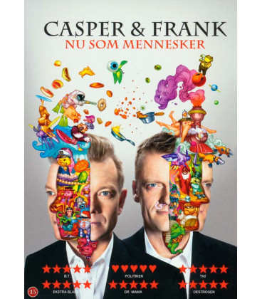 TILBUD DER VIL NOGET - Casper & Frank: Nu som mennesker - DVD - BRUGT