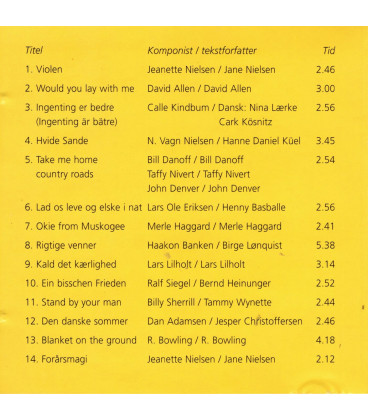 Jeanette Nielsen - Violen - Forårsmagi - CD - BRUGT