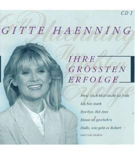 Gitte Hænning – Ihre Größten Erfolge 1 - CD - BRUGT