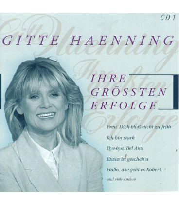 Gitte Hænning – Ihre Größten Erfolge 1 - CD - BRUGT