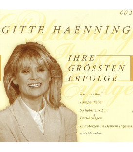 Gitte Hænning – Ihre Größten Erfolge 2 - CD - BRUGT